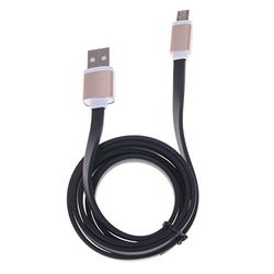 DAM DMM413 Micro USB naar USB-kabel zwart/goud