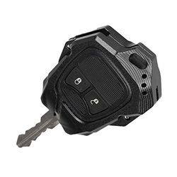 JeCar Etui na brelok, obudowa ze stopu aluminium, akcesoria ochronne do Jeep Wrangler JK JKU 2008-2017, czarny, rozmiar M