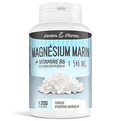 Herbes Et Plantes Magnésium Marin, 546 mg, 200 Comprimés