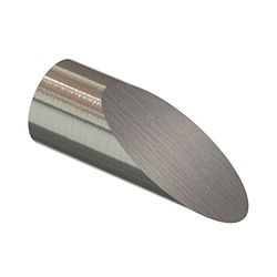 Flair Deco 11011624 – 0239 endstücke Inclinados para Barra de Cortinas (16 mm de diámetro, Aspecto de Acero de Metal, 2 Unidades)