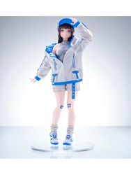 Original karaktärsstatyett 1/7 Isshiki Seiran illustration av Mashiro K.ta 23 cm