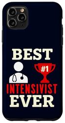 Il miglior intensivista mai divertente ICU medico medico Custodia per iPhone 11 Pro Max