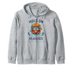 Funny Health, Hold On Let Me Get My Glasses Mujer Amante de los Perros Sudadera con Capucha