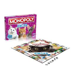 Winning Moves Monopoly Chat - Juego de Mesa - Juego de Mesa - Versión en francés