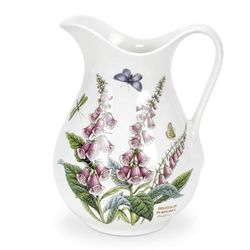 Portmeirion BG47300 Botanic Garden-3 pt. Ewer, Ceramic, White Base/See Picture