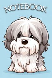 Pyrenean Sheepdog Notebook: Cute Aesthetic Lined Journal for Pyrenean Sheepdog Dog Lovers