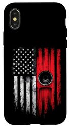 American Flag Speaker Case for iPhone X/XS