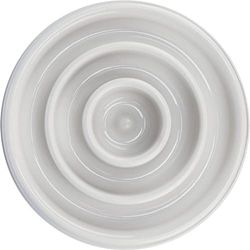 TRIXIE Slow Feeding 25029 - Ciotola in plastica/TPR, 0,45 l/ 23 cm, colore: Grigio