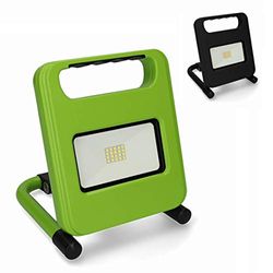 Unitec Faretto da Lavoro a LED con Batteria, 700 Lumen, Verde