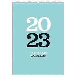 Kokonote Calendario 2023 Nice Color - Calendario 2023 minimalista - Calendario 2023 pared A3 - Calendario decoracion hogar - Calendario pared 2023