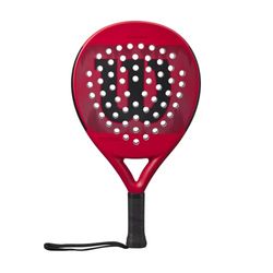 Wilson Pro Staff Team, Pala De Pádel Fibra Vídrio Y EVA 370 G Unisex Adulto, Rosso (Red), 2