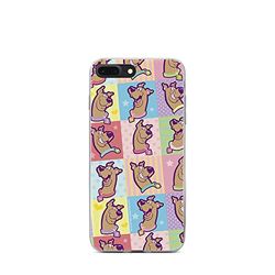 ERT GROUP mobiltelefonfodral för Apple Iphone 7 PLUS/ 8 PLUS originalt och officiellt licensierat Scooby Doo mönster 006 Vit anpassad till formen på mobiltelefonen, fodral tillverkad av TPU-plast