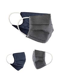 Community Masks 2-pack set unisex makeshift mask reversible mouth protection mask mouth and nose protection reversible mask with print cotton BCI washable