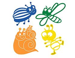 Thin die ZAG Infant Insects and Snails 4u.