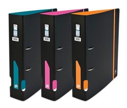 Elba 400064956 folder - folders (Black, Blue, Orange, Pink, Polypropylene, A4, Portrait, Desk tray, Box file folder)