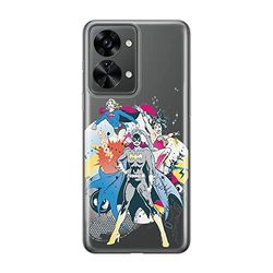 ERT GROUP mobiltelefonfodral för Oneplus NORD 2T 5G originalt och officiellt licensierat DC mönster Super Girls 001 optimalt anpassad till formen på mobiltelefonen, gedeeltelijk transparant