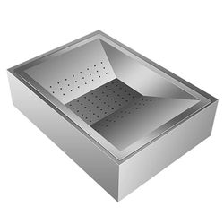 Stalwart DA-FFS01A Table Top Chip Station Stainless Steel