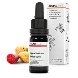 ORGANIC - PRICKLY PEAR SEED Oil - 100% Pure, Natural, Cold Pressed and Cosmos Certified - AROMA LABS (French Brand) (10 ML)