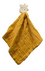 Tikiri Giraffe, TR-97008, snuffeldoek met tandhulp van natuurlijk rubber, voor baby's en kinderen vanaf 0 maanden, 15 cm