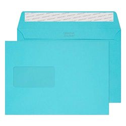 Blake Creative Colour C5 162 x 229 mm 120 gsm Peel & Seal Window Portemonnee Enveloppen (309W) Cocktail Blauw - Pack van 500