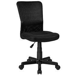 La Chaise Espagnole Mojacar - Fauteil de bureau, Polystère, Noir, 55x55x95,9
