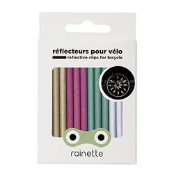 Rainette Bicicleta Reflectantes, Unisex-Adult, Multicolor, 8cm