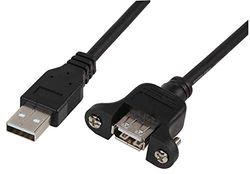 Pro Signal PSG91623 1 m USB A Plug naar USB A Chassis Mount Socket Lead