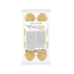 RIGA - NATU'RIGA - Boules De Graisses sans Filet - Nourriture Oiseaux Exterieur - Graines - Recette Énergétique - Renforce Système Immunitaire - Idéales en Hiver - x 8