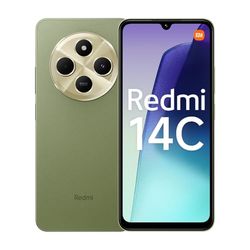 Xiaomi Redmi 14C 4G Green Smartphone 4+128GB, 2.0GHz,6.88" display, stylish design, 50MP AI dual camera, Massive 5160mAH battery,18W fast charging (UK Version + 2 Years Warranty+no in-box charger)
