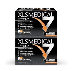 XLS Medical Pro7 Pack 2 meses de tratamiento (360 comprimidos). Origen natural. Pierde hasta 5 veces más peso que sólo haciendo dieta