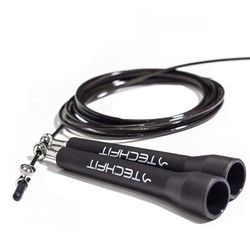 Pro Spedd Jump Rope springtouw, robuust, van metaal, Crossfit, verstelbare kabel en gering gewicht, metalen pennen