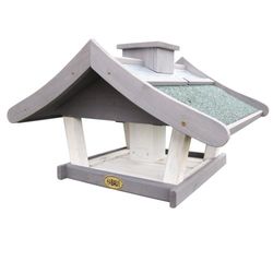 HABAU 2984 Groenlandia casa para pájaros con piensos Silo y Soporte