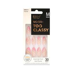 EBIN NEW YORK 3D Nail Mood: Too Classy - Proposal (30 Nails Pack)