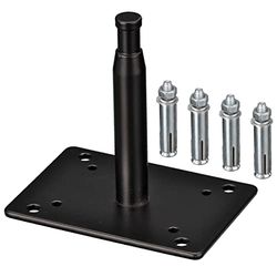 Bresser Suporte de parede de metal, 12 cm, cor preta