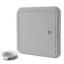 La Ventilazione SIS2020G Puerta de Inspección ABS, Gris, 215x215 mm