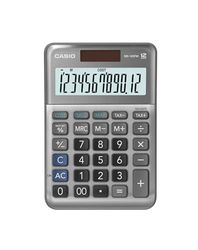 CASIO MS-120FM Calculadora de Escritorio de 12 dígitos, Frente de Metal, impuestos, Costo/Venta/margen