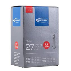 SCHWALBE 27,5" Sv21a Extra Light Camera d'aria, unissexo para adultos, preto, 70 cm