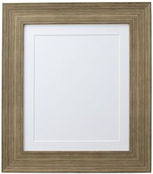 FRAMES BY POST Hygge Foto Lijst, Plastic Glas, Bear Creek Bruin met Witte Mount, 20 x 16 Afbeeldingsgrootte 16 x 12 inch