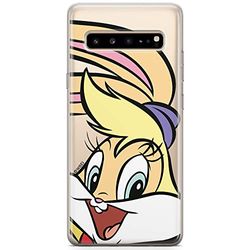 ERT GROUP Custodia per Samsung S10 5G originale e ufficiale Looney Tunes modello Looney Tunes 002 perfettamente adattata alla forma del telefono cellulare, parzialmente trasparente