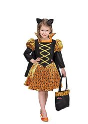 Ciao-Barbie Strega dei Gatti Halloween Special Edition costume bambina (Taglia 4-6 anni), Giallo, Nero, 11658.4-6