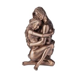 Design Toscano PD2445 Sculpture la Tendre Caresse, Bronze, 20.5 x 14 x 23 cm