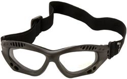 Mil-Tec Brille-15615402 zwart helder één maat