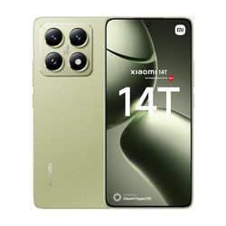 Xiaomi 14T – Smartphone de 12+256GB, Lentes Leica Summilux, MediaTek Dimensity 8300 Ultra, Pantalla AMOLED de 6,67'' 144Hz, HyperCharge 67W, Verde limón (Versión ES)