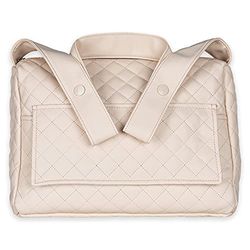 Duffi Baby Bolso de Maternidad Polipiel Lux. Bolso Organizador para Carro de Bebé o Silla de Paseo. Varios Compartimentos y Asa Grande. Cierre con Cremallera. Color Beige. 0553-05