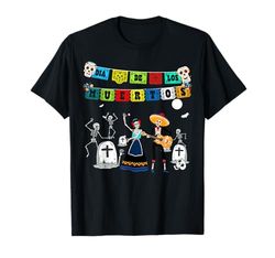 Dia de los Muertos Esqueleto de Dia De los Muertos Fiesta Camiseta