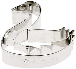 Staedter, Design de cisne forma cortador de bolachas, cor prateada