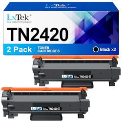 LxTek TN2420 TN2410 Compatible Cartouche de Toner pour Brother TN2420 TN2410 TN-2420 pour Brother MFC-L2710DW DCP-L2530DW MFC-L2730DW DCP-L2510D HL-L2350DW MFC-L2710DN MFC-L2750DW HL-L2310D (2 Noir)