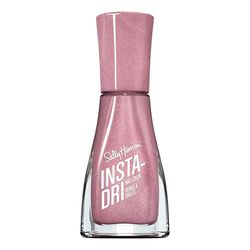 Sally Hansen Insta-Dri Nail Polish, Petal To The Metal, 60 Seconds Quick Drying, Long Lasting, Streak Free, Shiny Finish, 3-in-1 Formula, Built in Base and Top Coat, 9.17ml