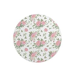 Questo Casa, Round Digital Printed Mouse Pad, Non-Slip Base, for Office and Home, Diameter:22cm