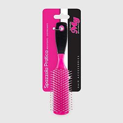 La Briantina Rectangular, Detangling and Light Hair Brush for Straight or Curly Hair
